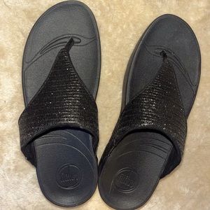 Fitflop Glitter Black, Size 8